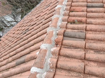 Maçonnerie faîtage 2