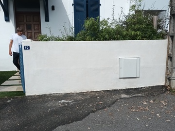 Nettoyage mur Anglet 2